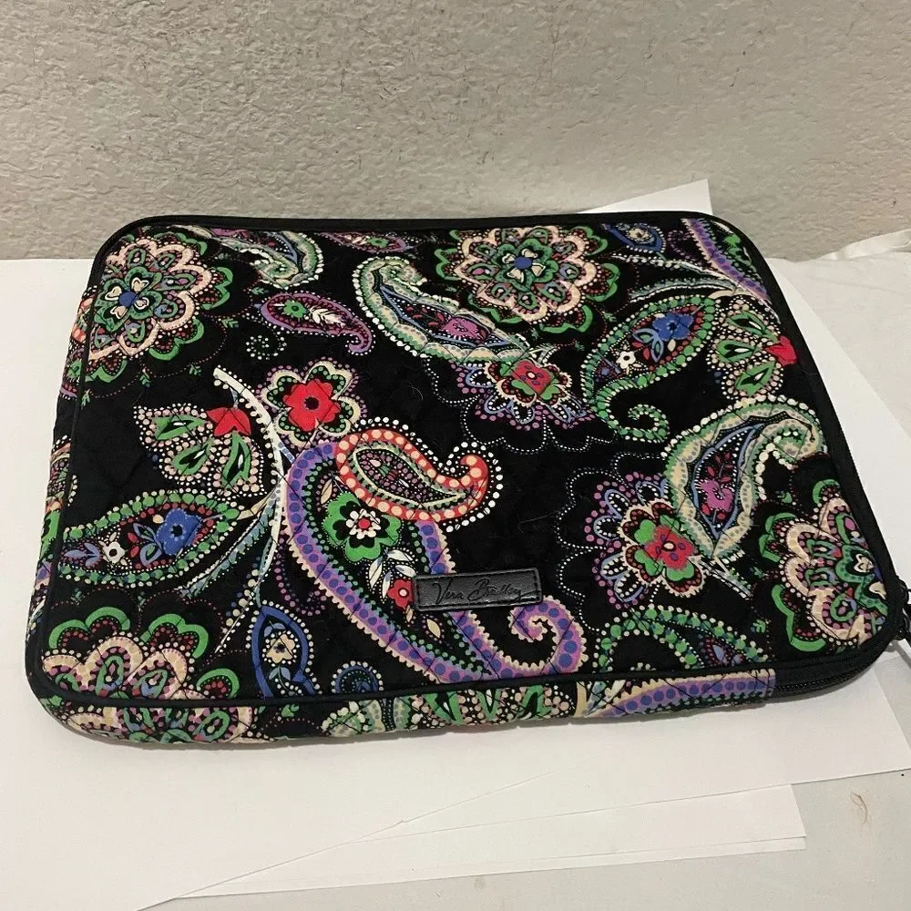 Vera Bradley quilted laptop bag